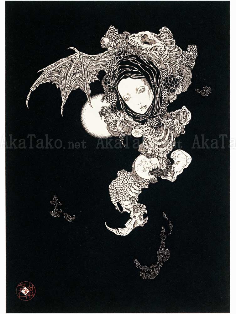 Takato Yamamoto Vampire (2) painting Takato Yamamoto Vampire (2) painting