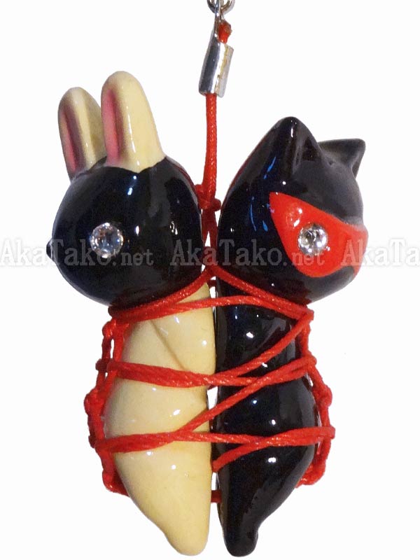 Bunny & Cat Pair Karada Kinbaku Charm Bunny & Cat Pair Karada Kinbaku Charm