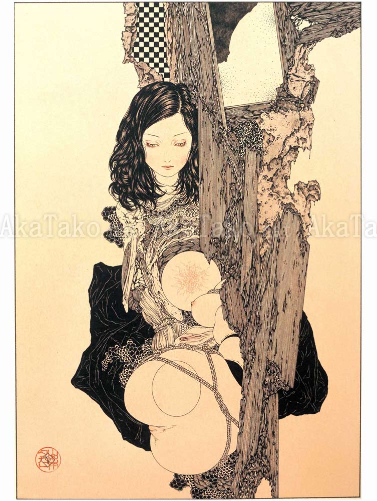 Takato Yamamoto Broken Nest Box painting Takato Yamamoto Broken Nest Box painting