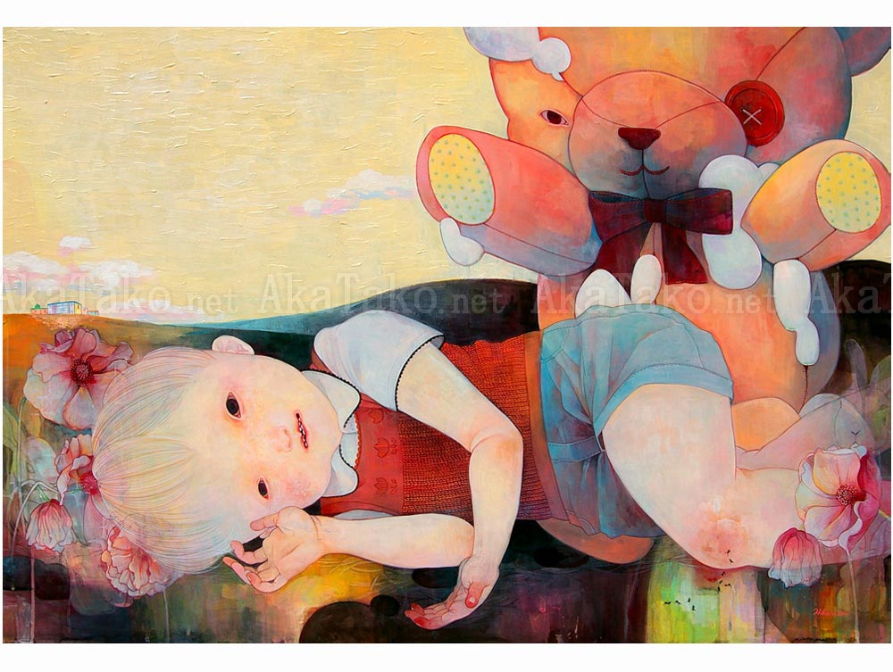 Hikari Shimoda Funeral of Character painting Hikari Shimoda Funeral of Character painting