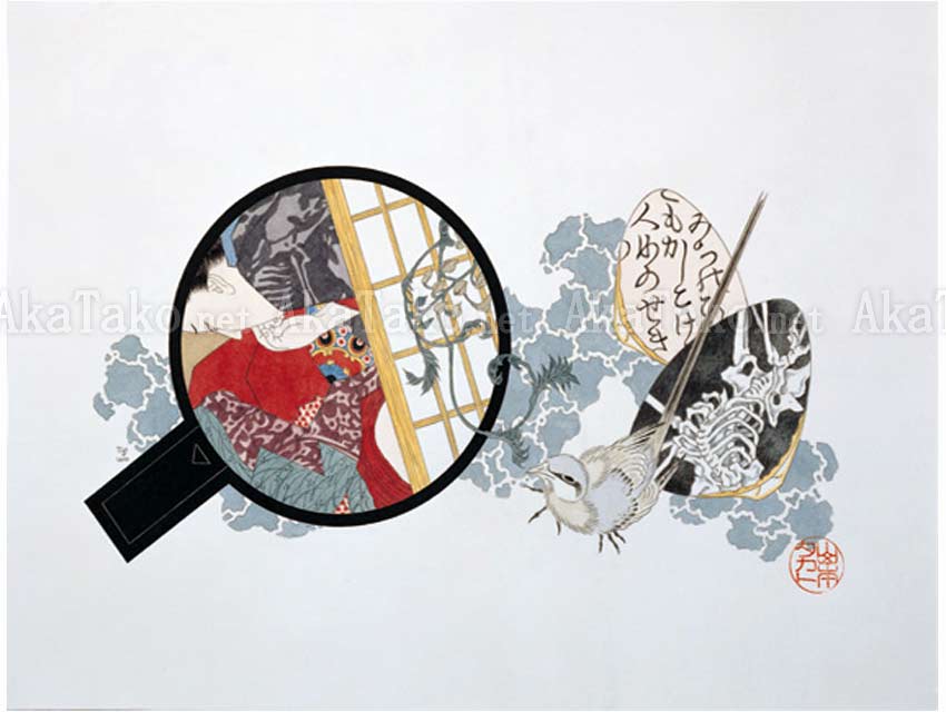 Takato Yamamoto Mirror Game painting Takato Yamamoto Mirror Game painting