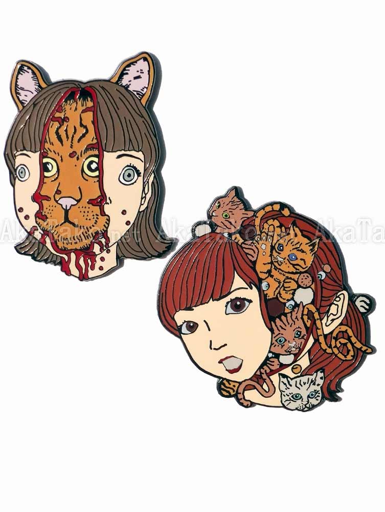 Shintaro Kago Enamel Pin Cats Shintaro Kago Enamel Pin Cats