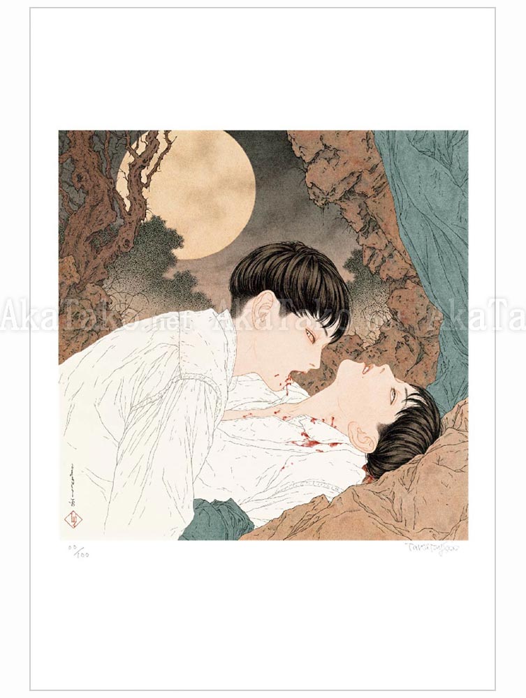 Takato Yamamoto Giclee Moonlit Vampire IV