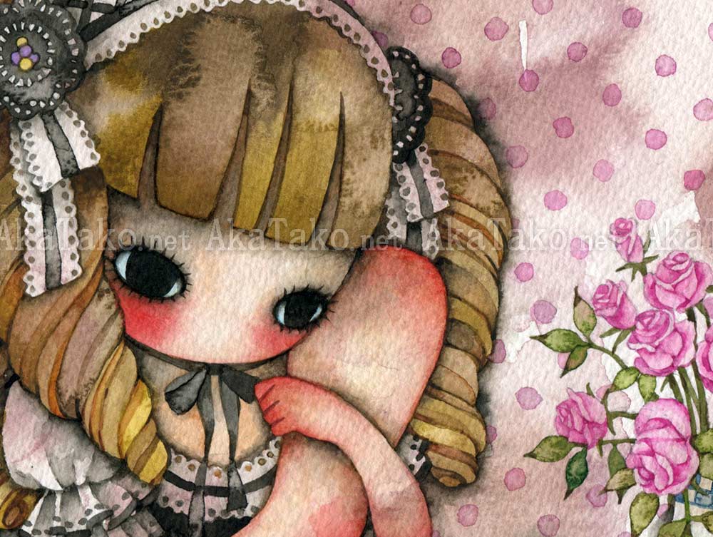 Tama Lunatic Pink II painting detail Tama Lunatic Pink II painting detail