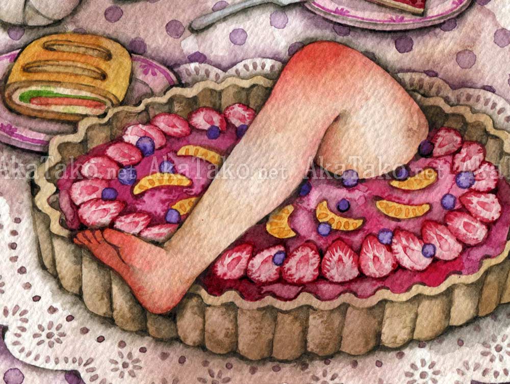 Tama Lunatic Pink II painting detail Tama Lunatic Pink II painting detail
