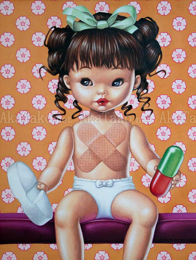 Trevor Brown Pill Baby painting Trevor Brown Pill Baby painting