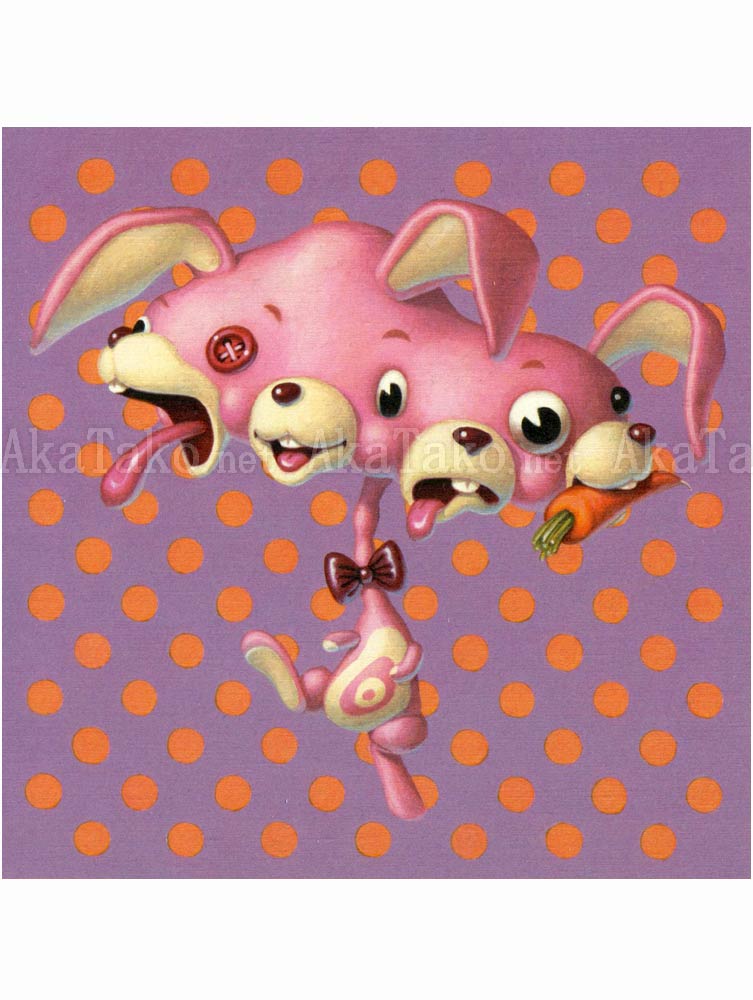 Trevor Brown Radioactive Rabbit painting Trevor Brown Radioactive Rabbit painting