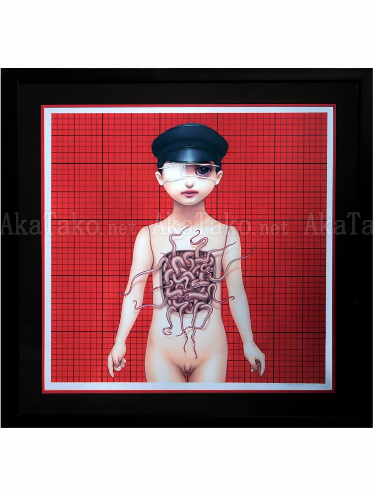Trevor Brown Worm Boy painting Trevor Brown Worm Boy painting