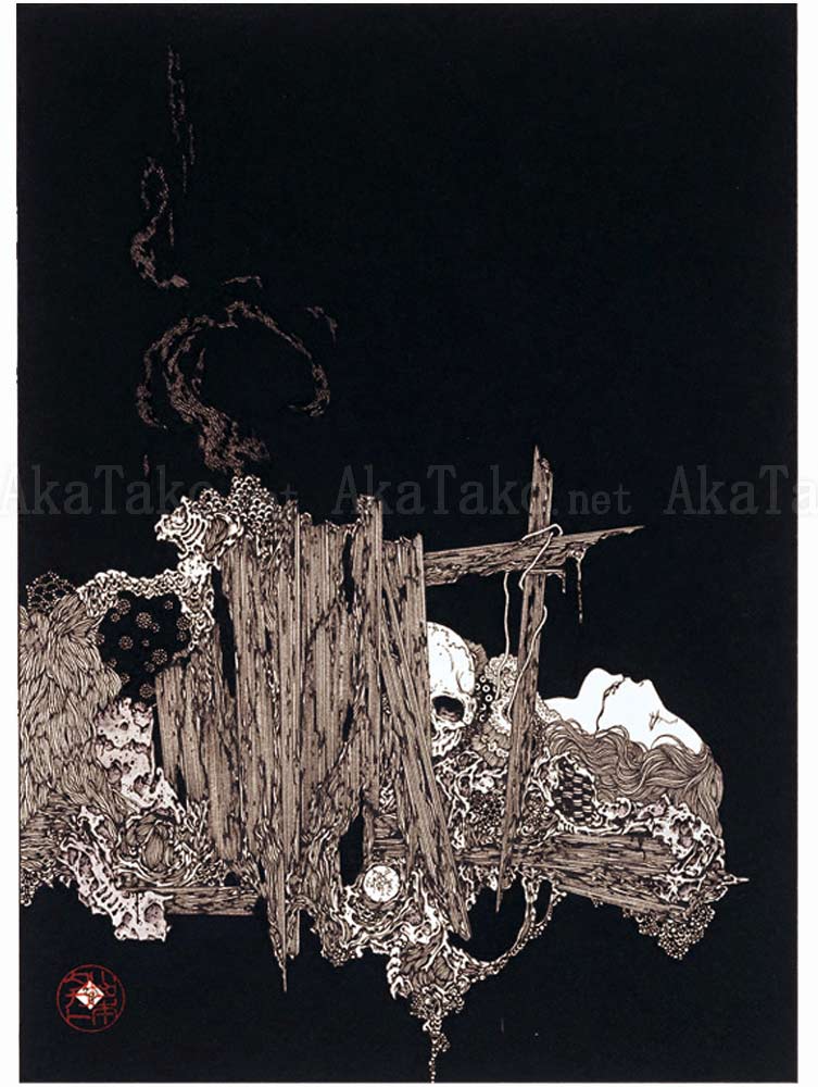 Takato Yamamoto Vampire (Silence) painting Takato Yamamoto Vampire (Silence) painting
