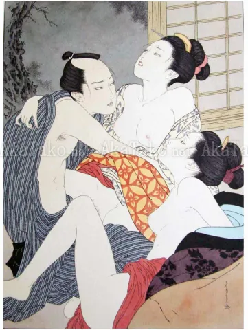 Takato Yamamoto True Love in a Spring Rain Robe original painting