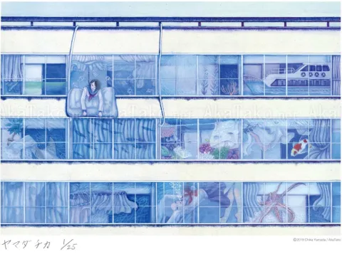 Chika Yamada Window Series - Breathing Print - detail