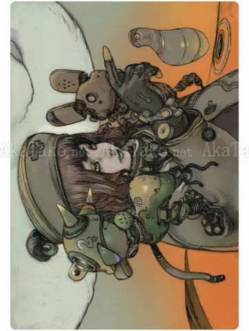 Katsuya Terada Plastic Underlay Sheet 2 - front
