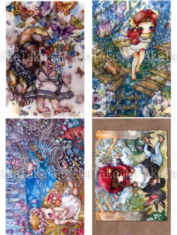 Tama Postcard Set H
