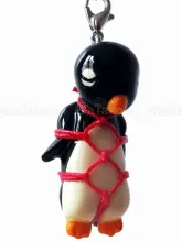 Penguin Kinbaku Charm front
