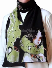 Em Nishizuka Cotton Scarf