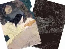 Takato Yamamoto Vampire Fairy Demon Clear File - front and back
