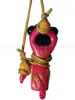 Chinese Lady One Leg Up Kinbaku Charm back