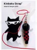 Black Latex Lady Karada Kinbaku Charm on display card