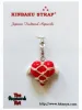 Flying Heart Kinbaku Charm on display card