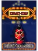 Tengu Mask Kinbaku Charm on display card