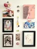 Akiko Ijichi Ema Wish Plaque - hanging on the wall with other AkaTako items