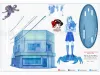 Chika Yamada Acrylic Art Stand - flat sheet