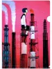 Chika Yamada Clear File Medium - Pink option "Smoke Clouds"