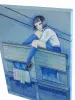 Chika Yamada Mini Original Painting Watching - edge details
