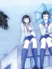Chika Yamada Blue Explosion and Mediocre Everyday Original Painting - detail