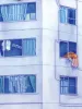 Chika Yamada Blue Explosion and Mediocre Everyday Original Painting - detail