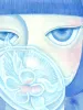 Chika Yamada Safe Breathing Original Painting - detail