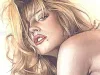 Hajime Sorayama Giclée Print 33 - close up detail