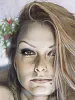 Hajime Sorayama Lithograph 81 - close up detail