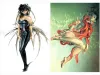 Hajime Sorayama Postcard Set 002 - cards 3 and 4