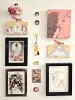 Makiko Sugawa Ema Wish Plaque - hanging on the wall with other AkaTako items