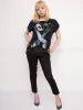 Mari Shimizu Scattered Limbs t-shirt black - front