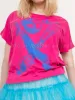 Mari Shimizu Scattered Limbs t-shirt pink - front