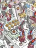 Shintaro Kago Copic Marker Original Drawing 51 - details