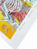 Shintaro Kago Giclee Print Skeleton Kiss 1 - signed and numbered detail