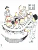 Shintaro Kago original painting Kaiten Seiki