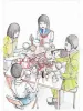 Shintaro Kago Funny Girl 62 original painting