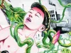 Suehiro Maruo Print 12 Taruho Inagaki SIGNED detail