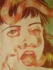 Suehiro Maruo Silk Scarf - close up details