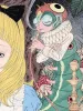 Takato Yamamoto Giclee Alice in Wonderland - close up detail