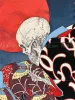 Takato Yamamoto Giclee Print Night Mirror VII Luna Rossa - close up details