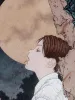 Takato Yamamoto Small Print Moonlit Vampire VIII - close up details