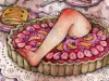 Tama Lunatic Pink II original painting detail