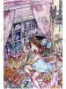 Tama Melancholic Holiday postcard