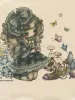 Tama Under the Rose bag - print detail