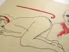 Toshio Saeki Akai Hako Print - very faint vertical lines